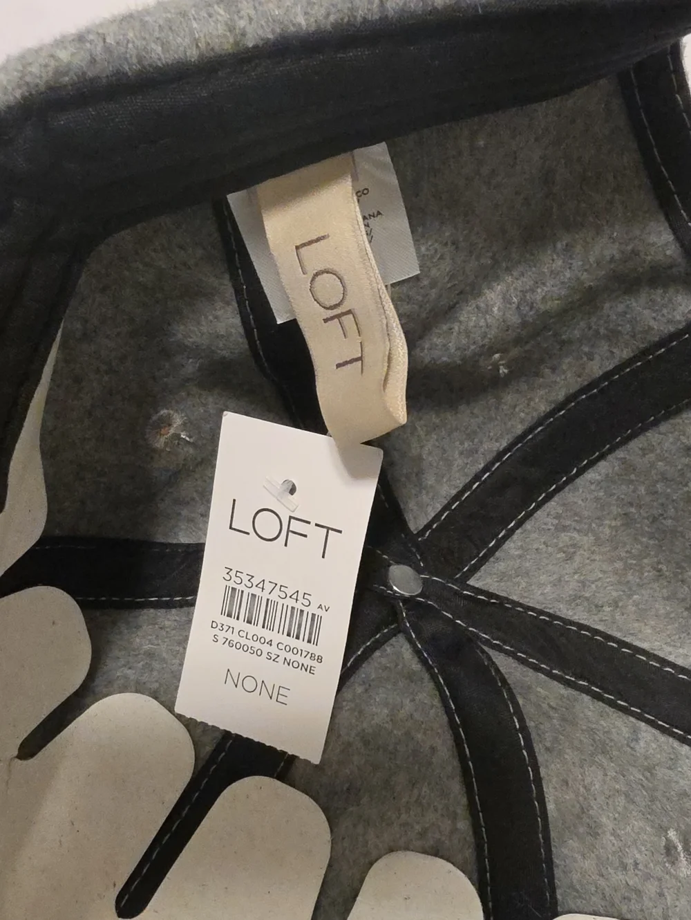 Loft  Grey Fall Brand New Women Hat